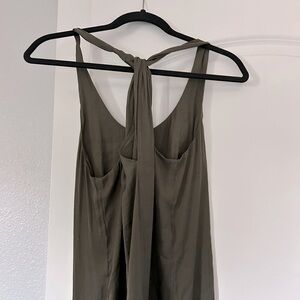 Olive green dress